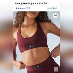 Savage X Fenty Lineup Low Impact Sports Bra